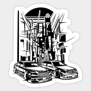 Yakuza street with Lexus LS Sticker